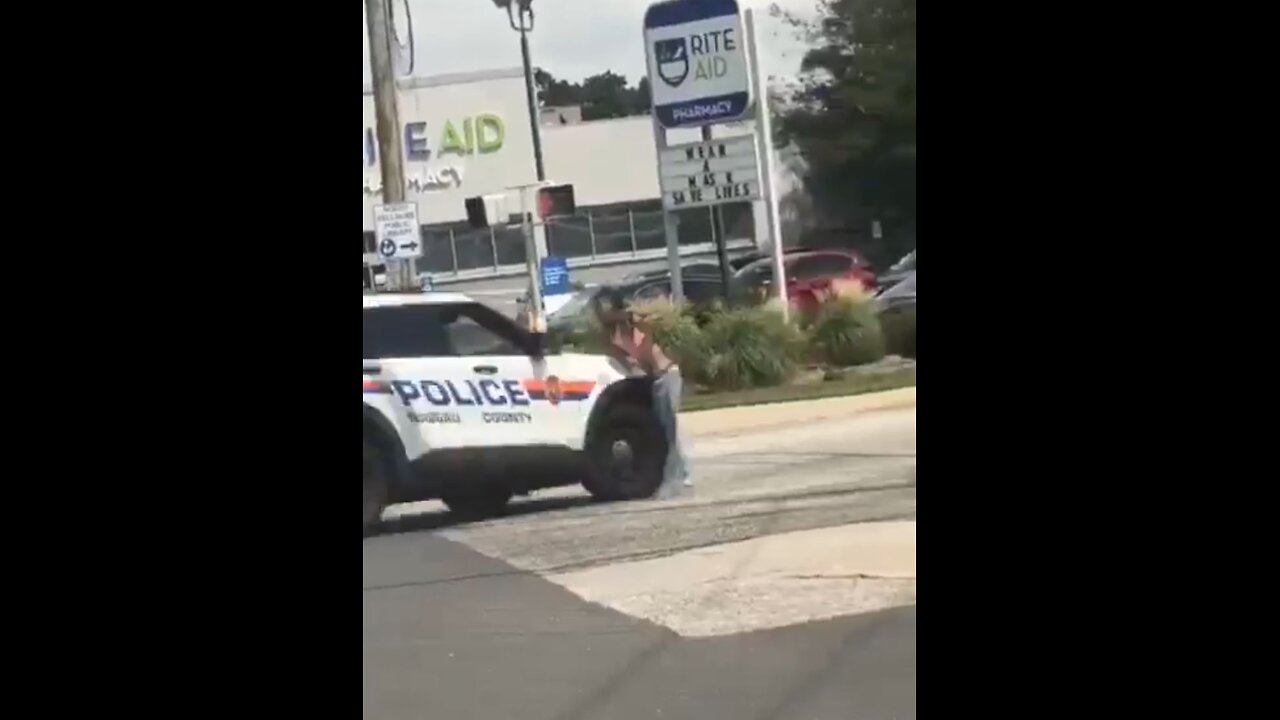 Police run over woman waving gun around in public, lives saved