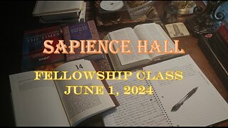 Sapience Hall - Sunday School - Fellowship Class - John MacArthur's "Mishandled" - June 1, 2025