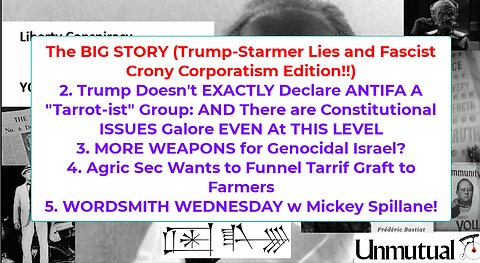 Liberty Conspiracy LIVE 9-18-25 Trump in UK, Epstein Files, Zionist Maniacs