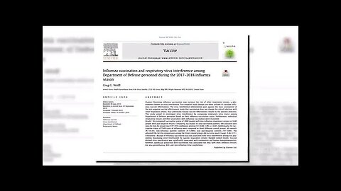 RFK Jr. WARNING: "In a million years, I would not take the flu shot—& I'll tell you why."