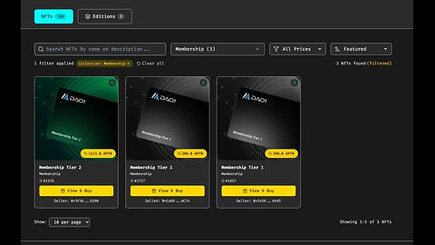 Memberships Tiers Now On OpenPlaza - Apertum Build