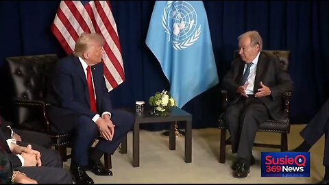 President Trump Meets With U.N. Secretary General Guterres