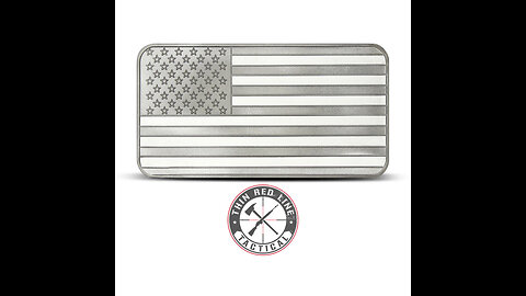 10 oz SilverTowne American Flag Silver Bar II