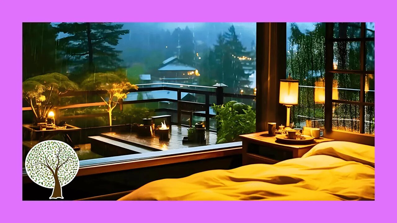 Fall Asleep Fast (NO MORE Insomnia!) Sleep Music with Rain Sounds 💧 Relaxing Music