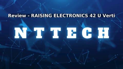 RAISING ELECTRONICS 42 U Vertical Steel Cable Manager for Servers Racks Cabinets
