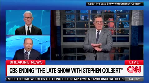 Watch Brian Stelter Get So Hot Over Colbert Cancellation He Could Bake A Potato