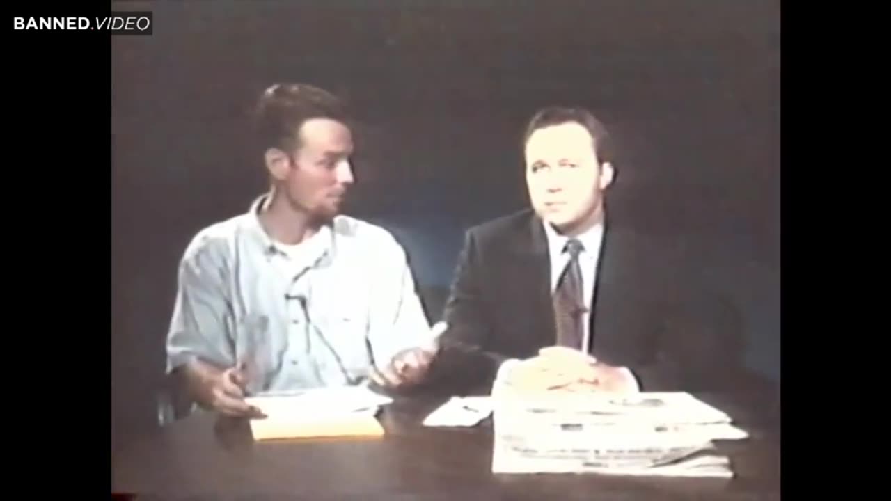 Alex Jones & Steve Lane Discuss Digital Currency, Social Score & Universal Income in 1998