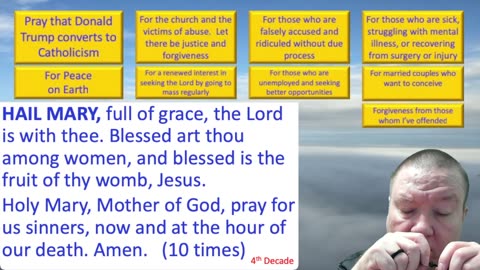 Mary's Daily Live Holy Rosary Prayer at 8:00 p.m. EDT 08/28/2025