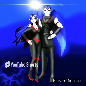 Speedpaint th vampire and her angel