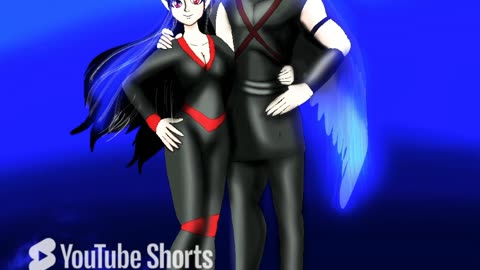 Speedpaint th vampire and her angel