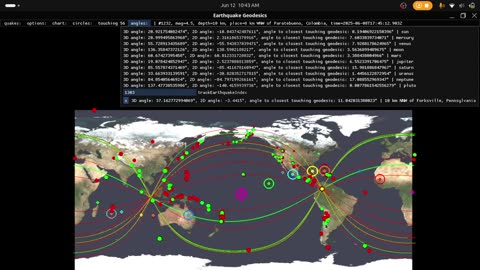 Earthquakes Aligning Along Geodesics - The 2025-06-10 Pennsylvania Quake