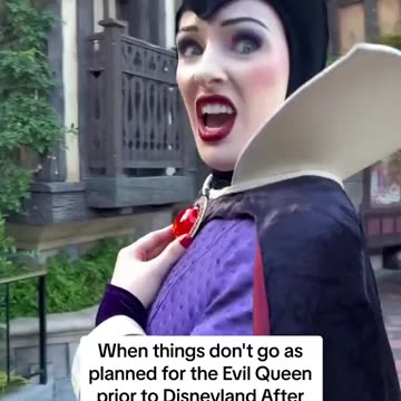 I know she loves her job - THE EVIL QUEEN FROM SNOW WHITE