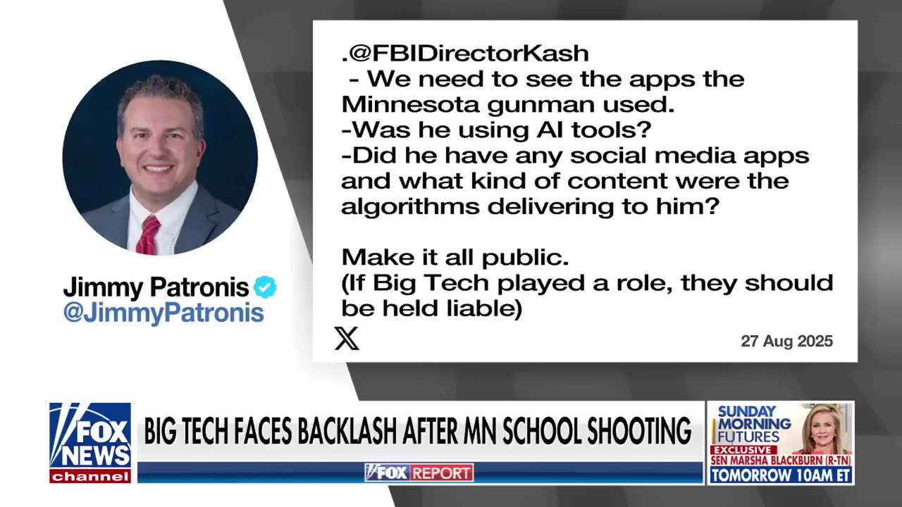 ‘IT DESTROYED HIM’: GOP rep calls on Kash Patel to reveal apps Minneapolis shooter used