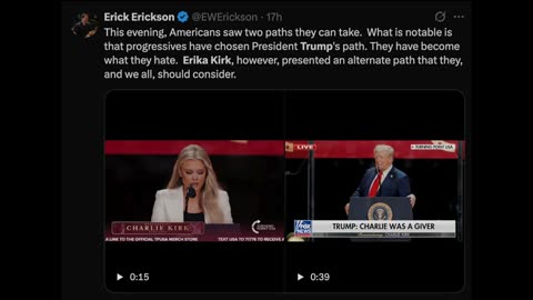John Ward - Duality of Man at the Charlie Kirk Memorial