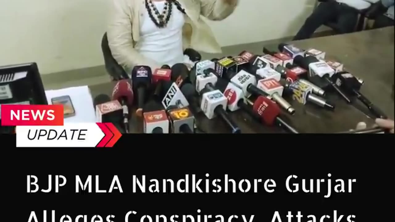 BJP MLA Nandkishore Gurjar Alleges Conspiracy, Attacks UP Govt & Officials