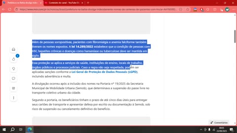 Prefeitura na Bahia divulga indevidamente nomes de centenas de pacientes com HIV