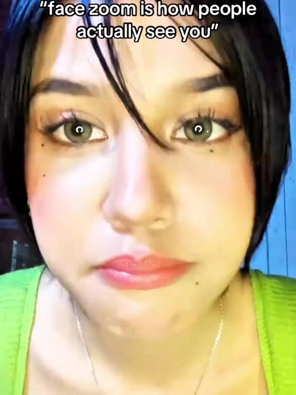 Real Face vs Zoom filter