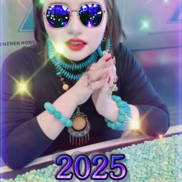 20250805-4 Natural Original Turquoise Round Beads Wrap Green Glory