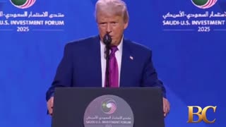 Trump pledges to lift Syria sanctions as he seals $142bn arms deal on Saudi visit