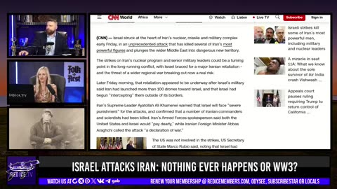 ISRAEL ATTACKS IRAN: Nothing Ever Happens or WW3?