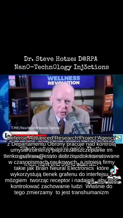 Dr Steve Huts otwarcie i bez żadnych zahamowań mówi, że Darpa wstrzykuje żołnierzom tlenek grafenu, aby kontrolować ich umysł i zachowanie.