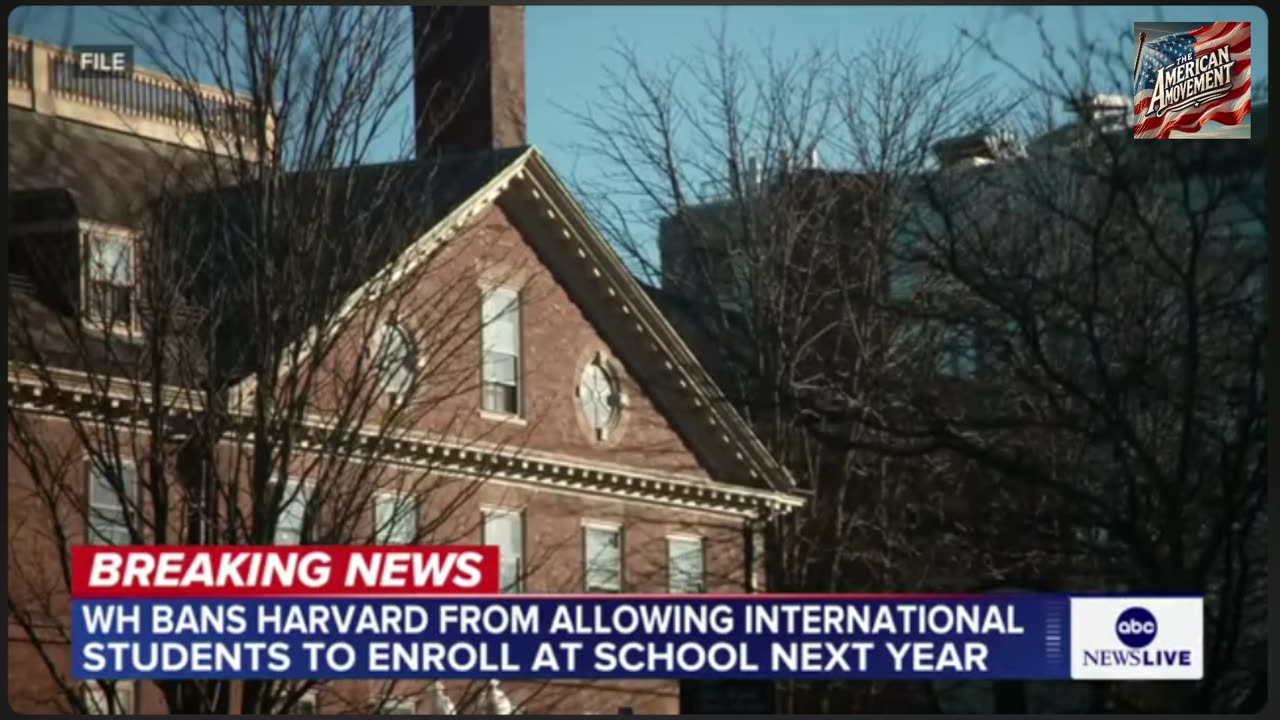 Trump administration bars Harvard from enrolling international students