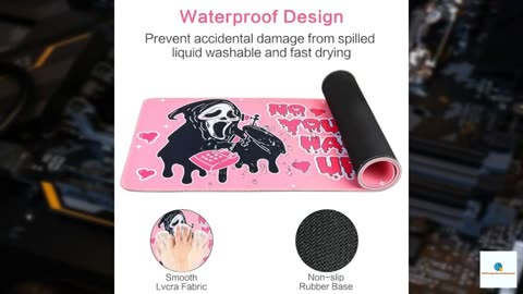 Large Gaming Mouse Pad 31.5 x 11.8in Desk Mat for Office Mousepad Anti-Skid Rubber Base So