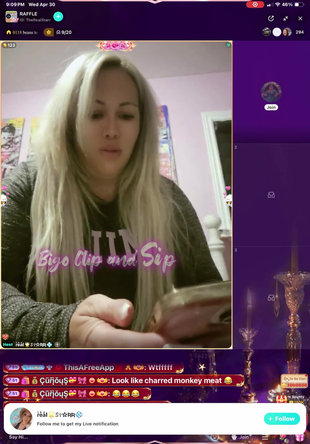 Starr asks her son what Moets hands look like 4/30/25 #bigoclipandsip