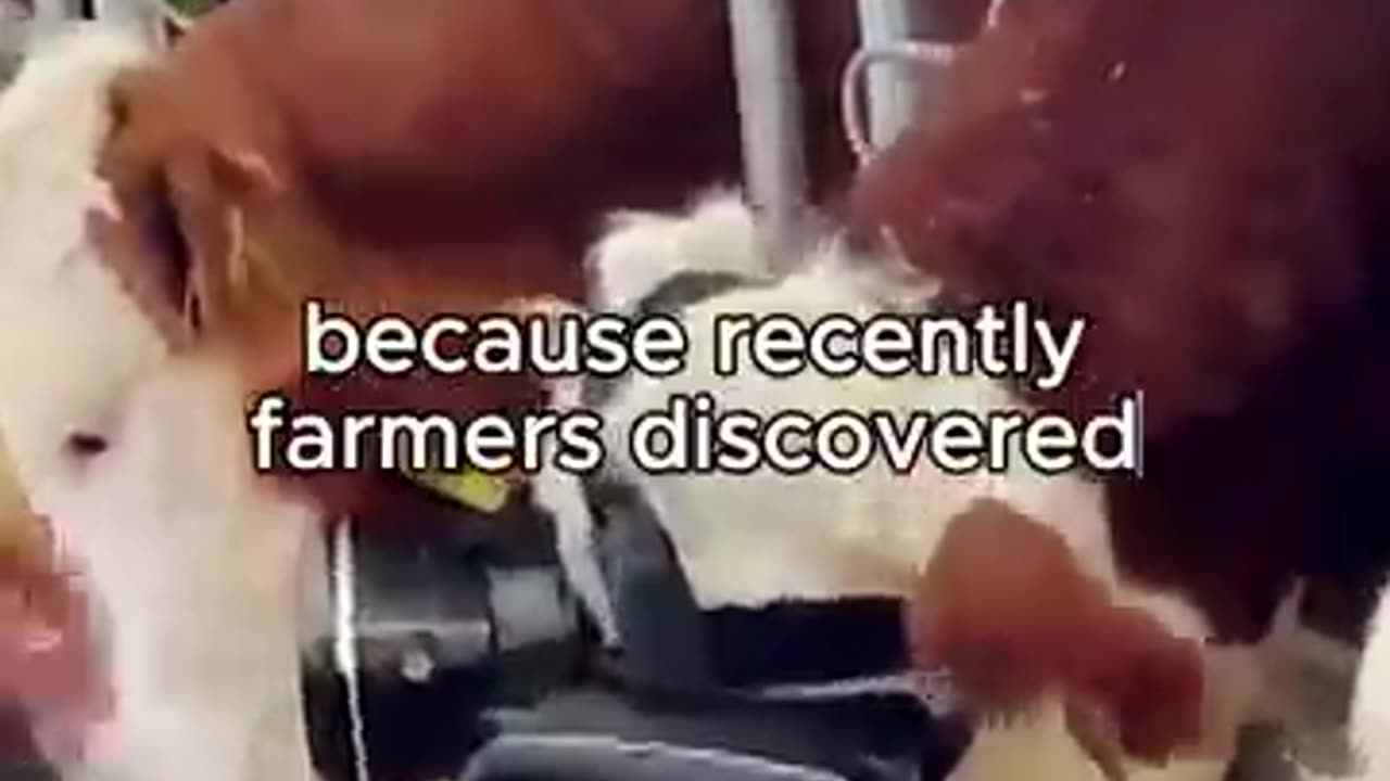 Cows trapped in a simulated reality