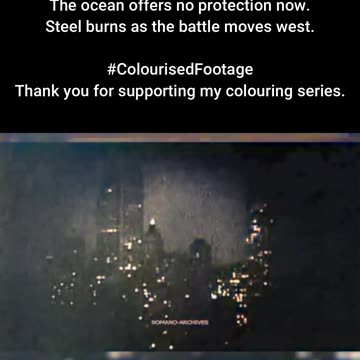 War on the Waves Submarines Strike Ships 1942 #ColourisedHistory