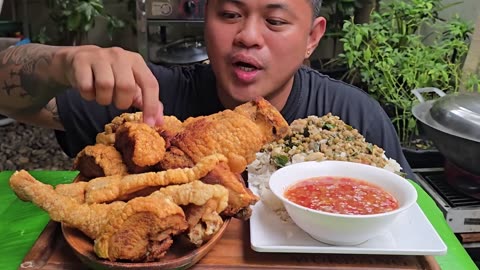 CRISPY PORK OVERLOAD | OUTDOOR COOKING | MUKBANG PHILIPPINES