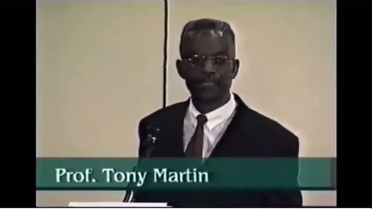 Dr. Tony Martin Exposes The Jewish Slave Trades of Africans