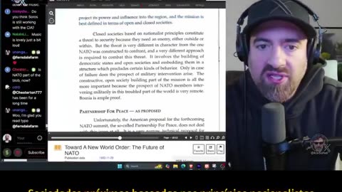 Aqui está um vídeo que Mike Benz fala do ensaio/livro de George Soros, O Futuro da OTAN