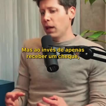 SAM ALTMAN, A IA SERA A RENDA BASICA UNIVERSAL DO FUTURO