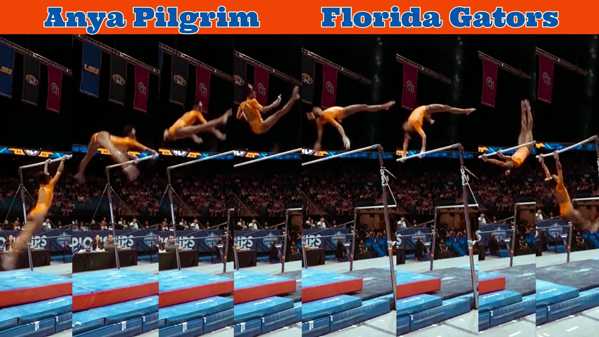 Prototype 667: Florida Gators Anya Pilgrim Bars Gymnastics, SEC Championship