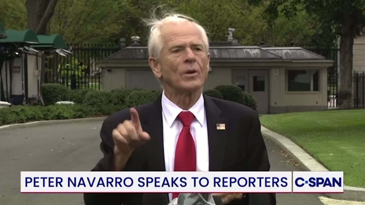 Peter Navarro says Letitia James "Belongs in JAIL" When Asked About NY Appeals Court Ruling