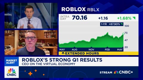 Roblox CEO on Q1 results: Our strategy of moving to 10% of gaming space is paying off