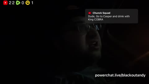 08/07/25 Blackout Andy VOD: "Quick 6 pack stream"