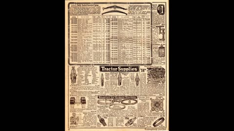1922 Montgomery Wards Auto Parts Catalog No Sound, Historical Reference