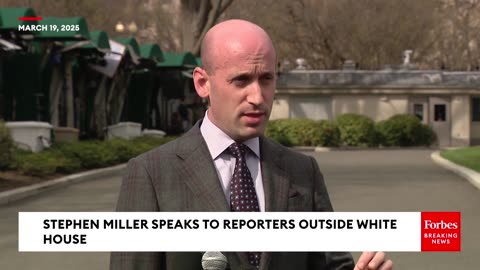 'I'm Confused By The Question...': Stephen Miller Snaps At Reporter Asking About Deported Venezuelan