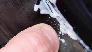 how to quickly install a tubeless tire on a bicycle wheel. Tubeless Tire in 1 Minute!