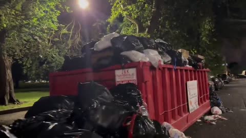 Philadelphia is covered in trash as city workers strike