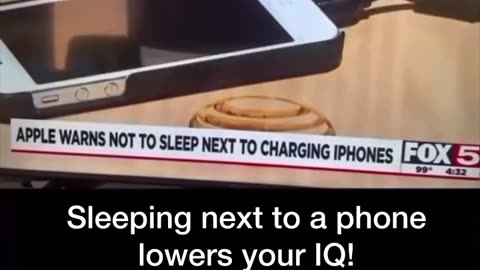 ⚠️📱Avoid Electro Smog (E-Smog). DO not sleep with your phone.