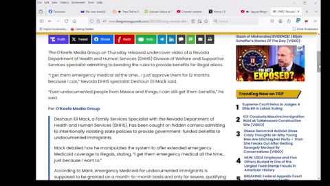 Nevada DHHS Specialist Caught on Camera Admitting Provide Benefits for Illegal Immigrants