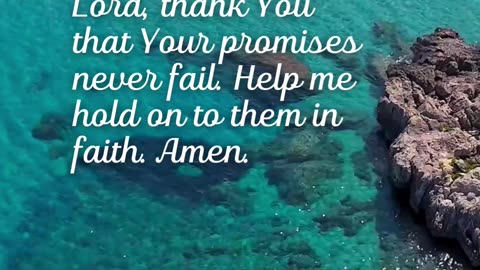 If God said it, He will do it.