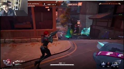 Marvel Rivals Online Competitive Match #252 Part #1 On The PC While Playing As Black Widow