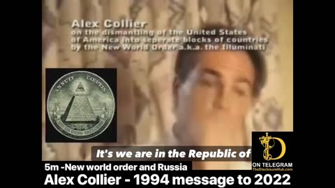 He knew - Alex Collier on the constitution / Russia / UN / Project blue beam 1994