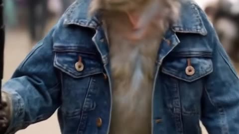 Monkey vlog| jacket in hot weather|#funnt,#viral