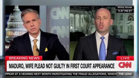 FIREWORKS! Stephen Miller Spars with Jake Tapper Over Venezuela