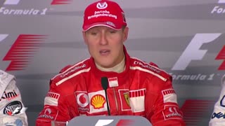 Michael Schumacher announces retirement for first time 10 September 2006